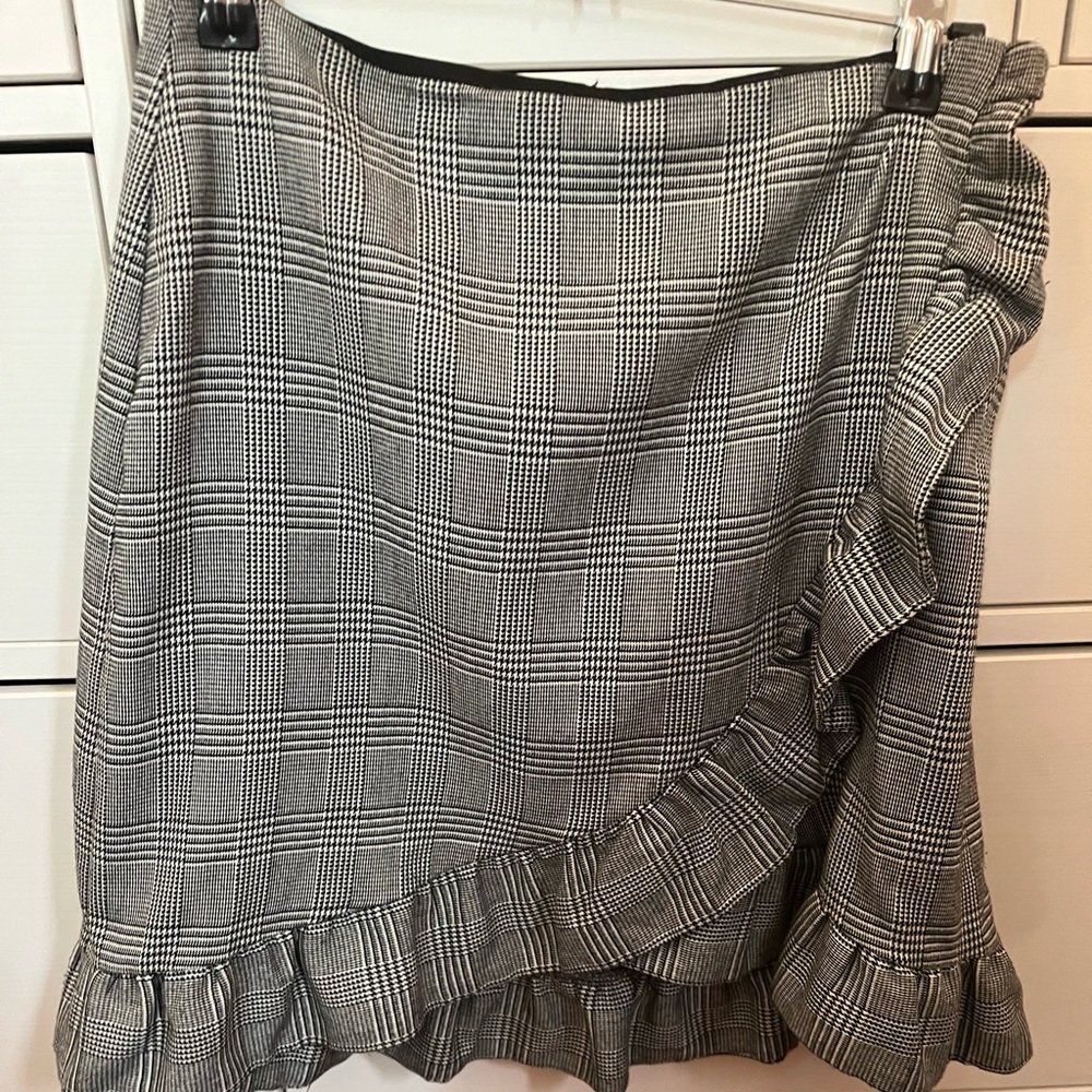 Aqua Ruffled Skirt